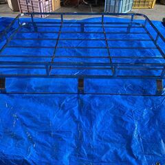 【ランクル８０】　ステンレス製ルーフキャリア（メーカー不明）　引き取り希望