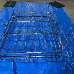 【ランクル８０】　ステンレス製ルーフキャリア（メーカー不明）　引き取り希望