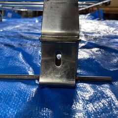 【ランクル８０】　ステンレス製ルーフキャリア（メーカー不明）　引き取り希望