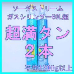 【ネット決済・配送可】 ソーダストリームガス純正シリンダー超満タ...