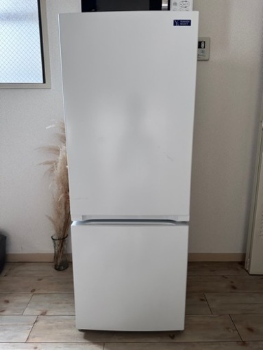 ヤマダyselect ２ドア冷蔵庫 (156L右開き) ホワイト2020年製
