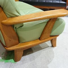 浜本工芸｜楢材｜本革｜2人掛ソファ