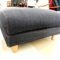 MUJI/無印良品 2.5シーターソファ ワイドアーム ヘッドレスト付き 綿