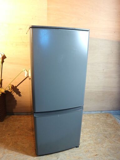 仙台市内近郊配送料込み！2021年製 三菱 2ドア冷蔵庫 MR-P15F-H形 146L 単身者 1人暮らしに最適サイズ  高年式 美品