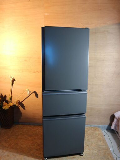 【購入者決定】仙台市内近郊配送料込み！人気 2022年製 三菱 3ドア 冷蔵庫 MR-CX27G-H型 272L 二人暮らしに最適サイズ 高年式 美品