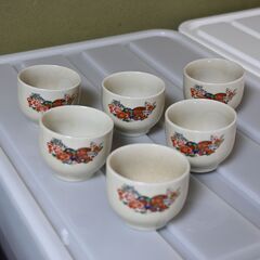 九谷焼　湯呑茶碗　6個