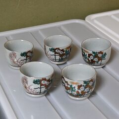 九谷焼　湯呑茶碗　5個