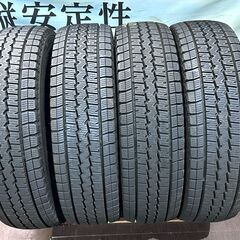 【４本セット】良品！195/80R15 107/105L  LT　2020年製　ダンロップ　ウインターマックス　SV01 4本セット】良品！195/80R15 107/105L LT 2020年製 ダンロップ