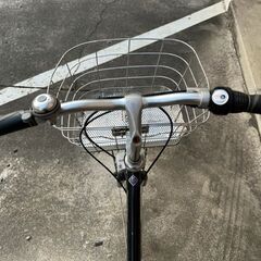 【メンテナンス済み】27インチ　ブリヂストン　アルベルト　ブラック　内装5段　前かご、オートライト、一発二錠カギつき　鹿児島市