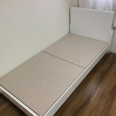 売り切れ】シングルベッドフレーム ニトリ しんぐるべっど?自社配送時 