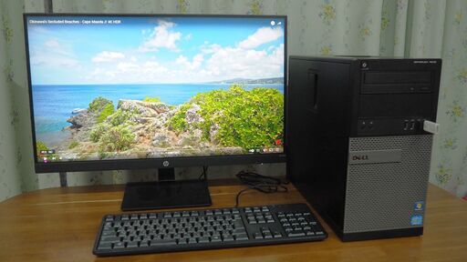 DELL OPTIPLEX9010 Core i7 3770S + HPモニター27インチ