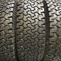 BF Goodrich All-Terrain T/A KO LT265/70R16 16インチ 夏タイヤ 4本 バリ溝 ホワイトレター ランクルプラド等　(TE099)
