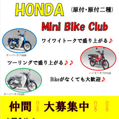 八王子発！HONDA Mini Bike Club（仮）