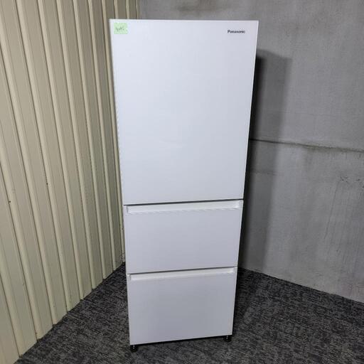 ‍♂️h050207売約済み❌4045‼️配送設置は無料‼️定価139,380円❣️最新2021年製✨高級ガラストップ✨エコナビ搭載✨Panasonic 335L 3ドア 冷蔵庫 自動製氷付き