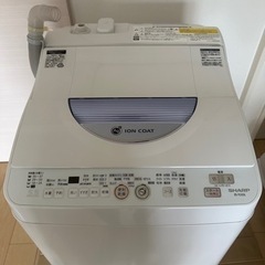 SHARP　乾燥機能付き縦型洗濯機　5.5キロ