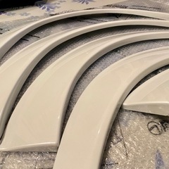 ハイエース オーバーフェンダー パールホワイト070