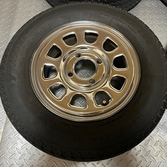 デイトナ　クローム　12インチ 4j +40 pcd100 4h 4本セット