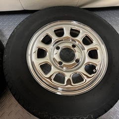 デイトナ　クローム　12インチ 4j +40 pcd100 4h 4本セット