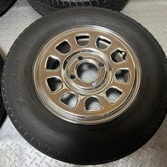 デイトナ　クローム　12インチ 4j +40 pcd100 4h 4本セット