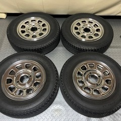 デイトナ　クローム　12インチ 4j +40 pcd100 4h 4本セット