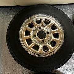 デイトナ　クローム　12インチ 4j +40 pcd100 4h 4本セット