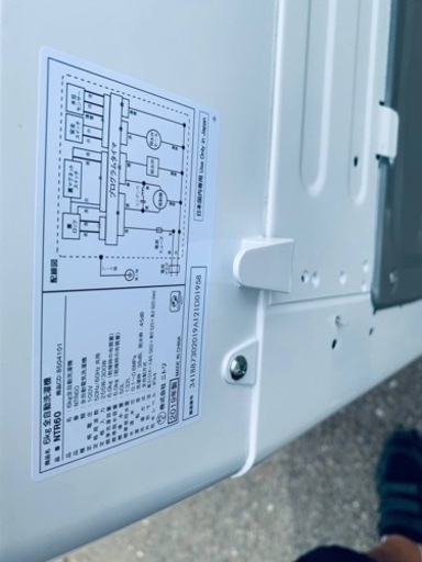✨2019年製✨ 1307番 ニトリ✨電気洗濯機✨NTR60‼️