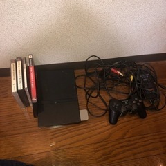 【条件あり0円】PS2本体とコントローラー、カセットのセット