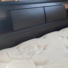 ［取引完了］ドリームベット　ダブルベット　sertaマットレス付き