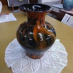 花瓶 ガラス 茶系