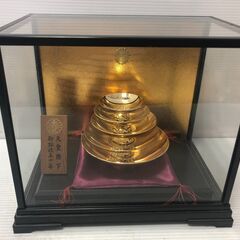 ▼【天皇陛下御即位五十年記念 五重金盃 鳳凰 24KGP 金杯 ...
