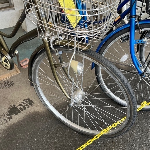 J4679【リユースのサカイ柏店】　シティサイクル　26インチ　ダイナモライト　ブルー　★店頭にて試乗可★ 簡易クリーニング済　　 中古自転車 　流山市  松戸市 我孫子市 鎌ヶ谷市 船橋市 守谷市 取手市 リユースのサカイ柏店】電動機能自転車・電動自転車・電動アシスト