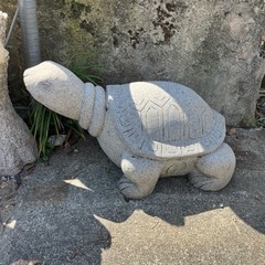 御影石 亀 庭石 オブジェ