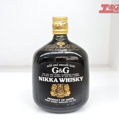未開栓/レア品 生産終了品 ニッカウイスキー G&G 黒瓶/黒ラ...