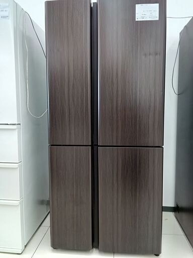 名古屋市内 近郊送料無料 AQUA 2022年製 4ドア 冷凍冷蔵庫 512Lダークシルバー