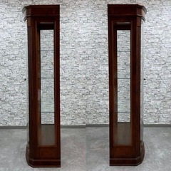 INT220  西洋風 キュリオケース 飾り棚 コレクションケース ガラスケース 