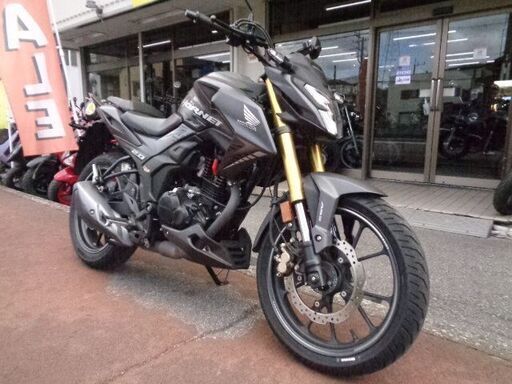NO.4780　ホーネット２．０（ＨＯＲＮＥＴ２．０）　空冷４サイクル単気筒１８４ｃｃ　フューエルインジェクション車　ＡＢＳ付き　倒立フォーク　ブラック　☆彡