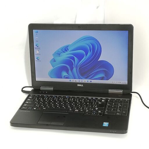 送料無料 15.6型 ノートパソコン デル DELL E5540 中古良品 第4世代 Core i3 4GB DVDRW 無線 Wi-Fi Webカメラ Windows11 Office済