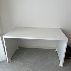 ローテーブル、机、シェルフ、白、IKEA(SMÅSTAD スモー...