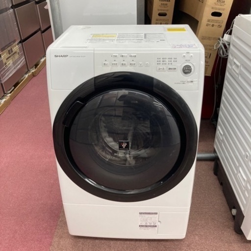 一番人気物 シャープ2021年7kgドラム式洗濯乾燥機 洗濯機
