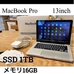 【ジャンク】MacBookPro 10.15.7 16GB/1TB
