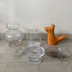 花瓶、ビンテージガラス
