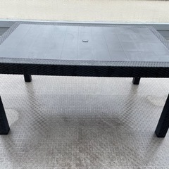 【14日まで】ガーデンテーブル W150テーブル 黒