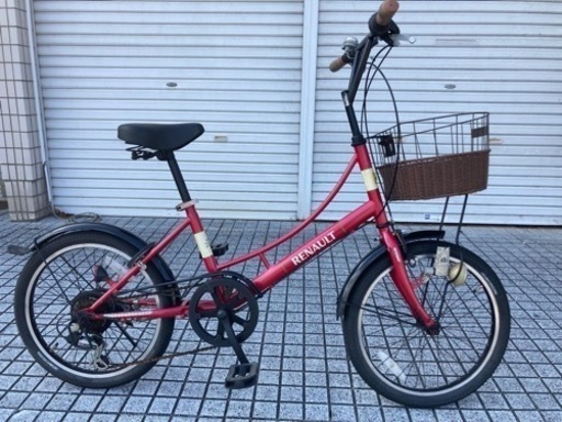 ルノー製】20インチ自転車 6段変速付 前後肉厚タフタイヤ使用❗️若林