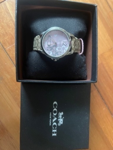 本日限定！COACH コーチ レディース腕時計 クラシック シグネチャー 32mm ピンク 14501621