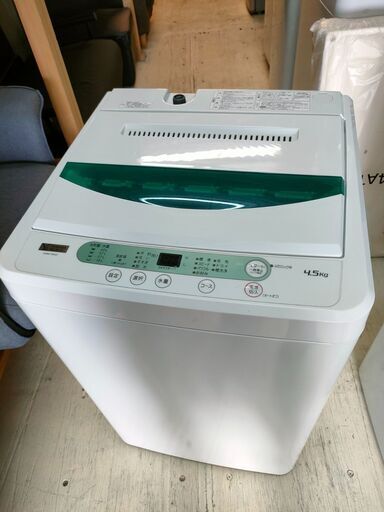 洗濯槽清掃済み　ヤマダセレクト　全自動洗濯機　4.5㎏　2019年製