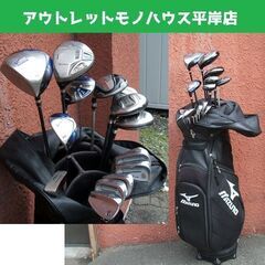 ゴルフクラブ 15本 キャディバッグセット 左利き用 ドライバー...