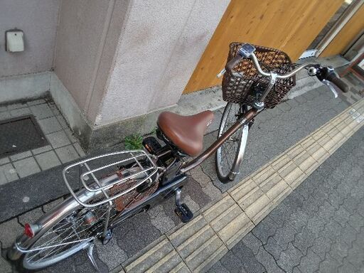 Panasonic]ViVi(ビビ)TX 24吋電動アシスト自転車 8.9Ah+充電器(チョコ