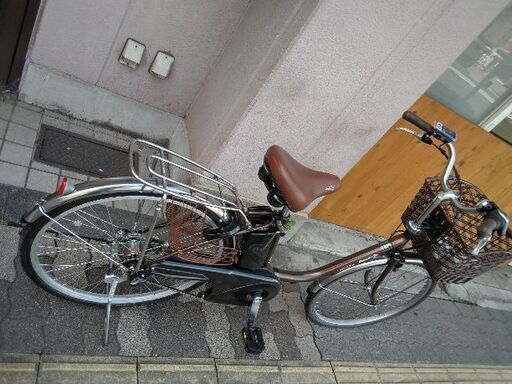 Panasonic]ViVi(ビビ)TX 24吋電動アシスト自転車 8.9Ah+充電器(チョコ