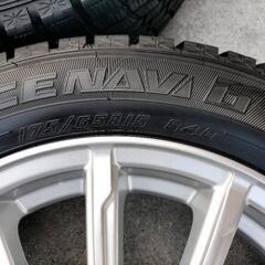 ●美品●175/6515　グッドイヤースタッドレス　アルミホイール付４本セット　バリ山