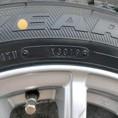 ●美品●175/6515　グッドイヤースタッドレス　アルミホイール付４本セット　バリ山